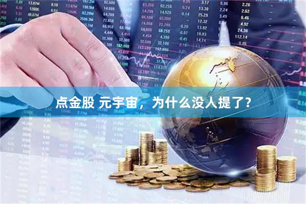 点金股 元宇宙，为什么没人提了？