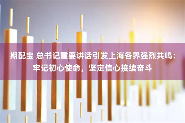 期配宝 总书记重要讲话引发上海各界强烈共鸣：牢记初心使命，坚定信心接续奋斗
